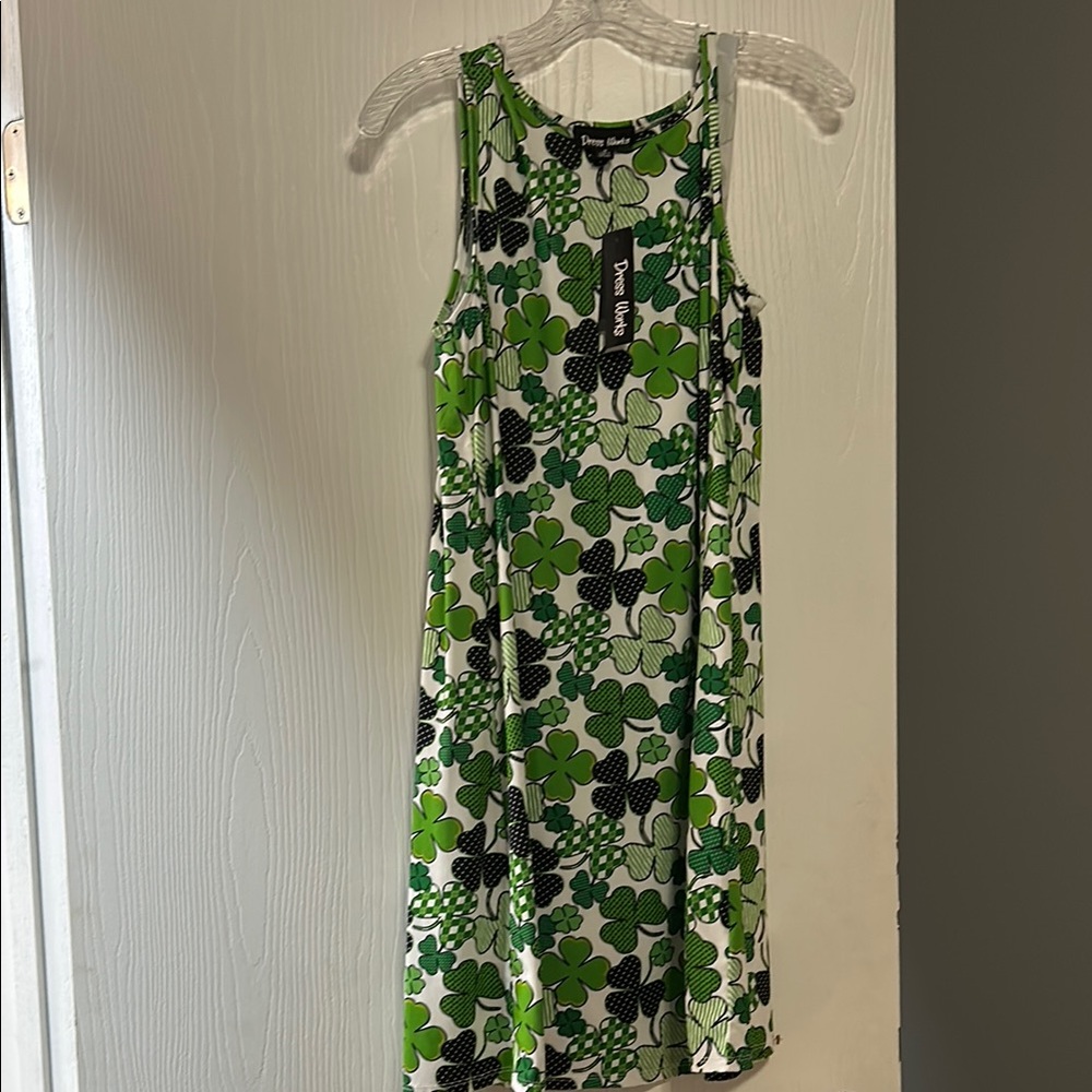 Perfect for ST. Patrick’s Day!!! Shamrock dress!